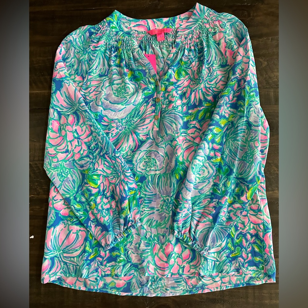 NWT Lilly Pulitzer blouse Elsa Top Size small